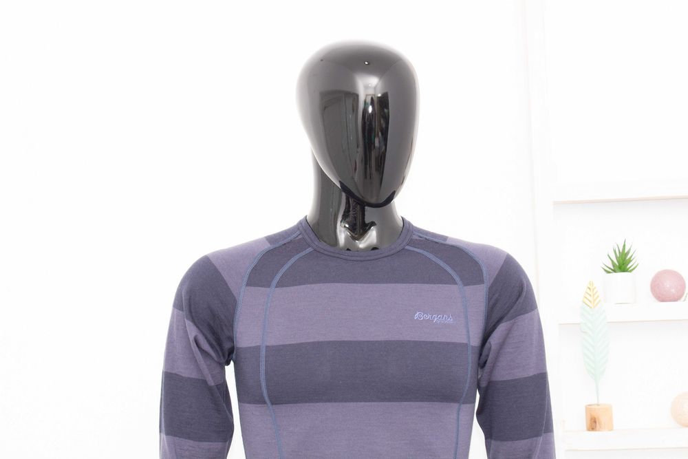 Bergans мъжка блуза 100% от мериносна вълна дълъг ръкав термо бельо S