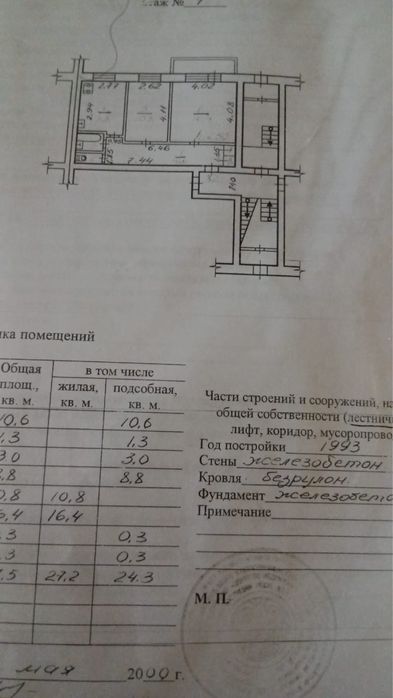 Продаеться квартира
