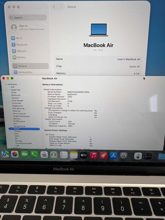 Apple Macbook Air 2020 M1 Перфектен