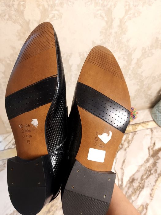 Турецкий кожаный туфли