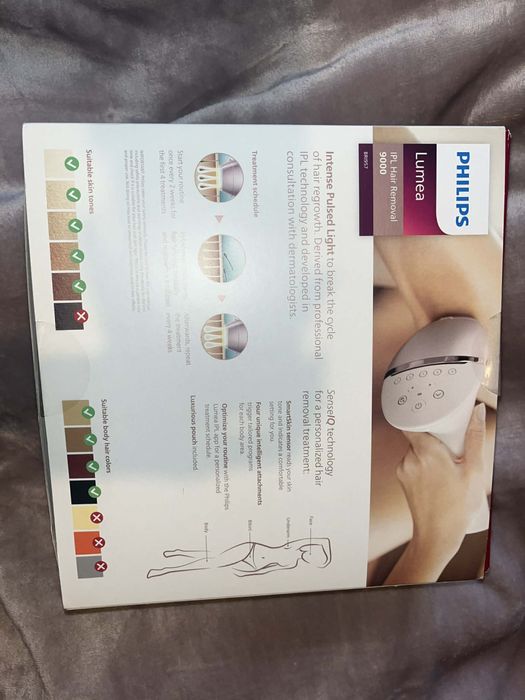 Philips lumea IPL hair removal 9000