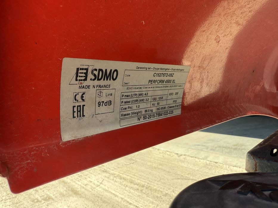 Generator SDMO 4,2 kw benzina 4 timpi