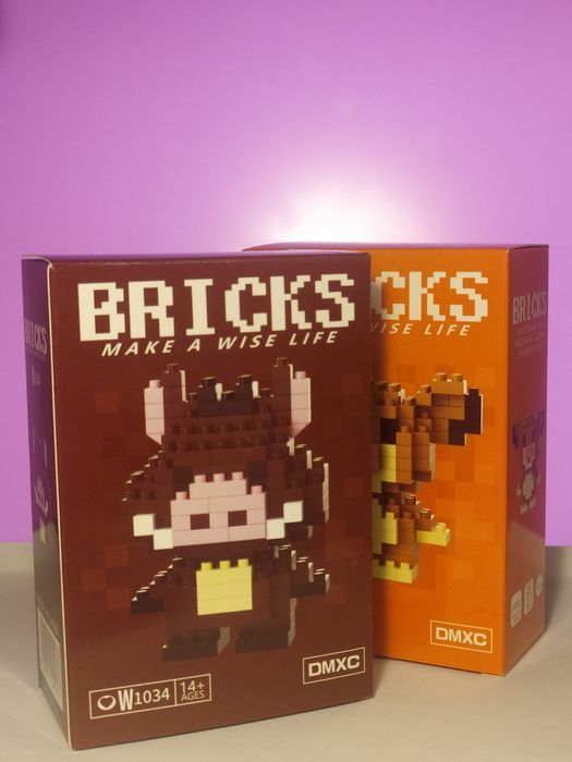 Мини-конструктор Bricks — милый 3D-персонаж из крошечных блоков!