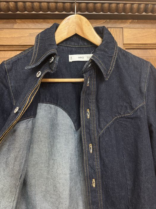 Дънкова риза на Mango