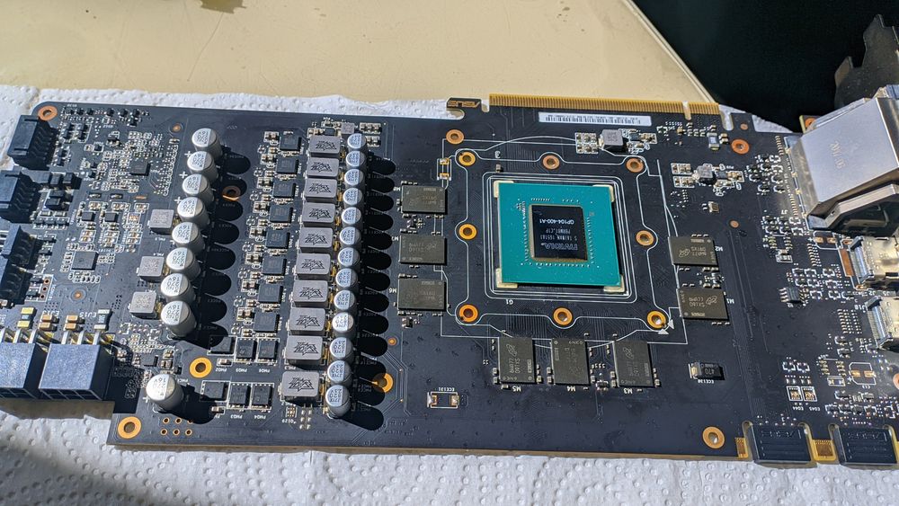 Видеокарта Nvidia GTX 1080 Asus rog strix