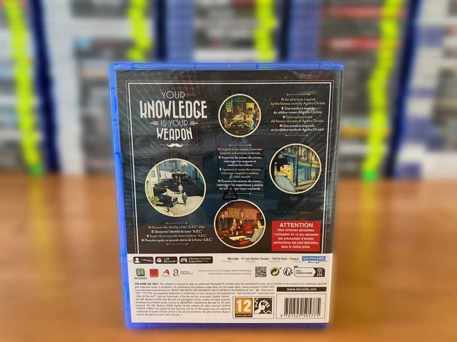 Новый диск Agatha Christie - The ABC Murders PS5/ Агата Кристи Пс5