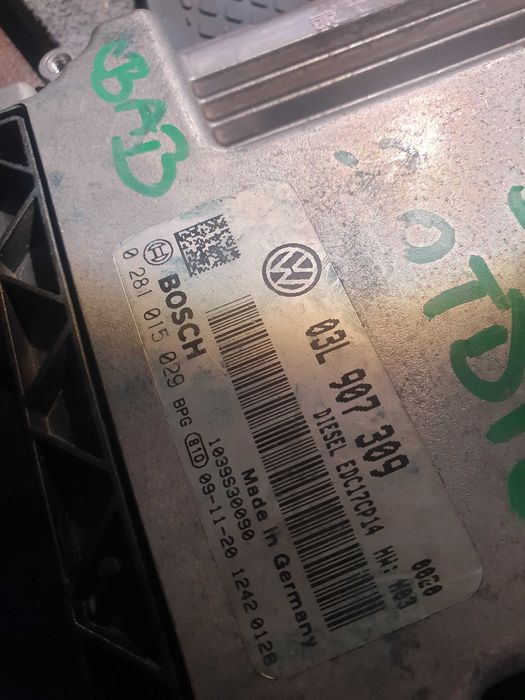 ECU Calculator Passat B6 03L907309 CBAB Antara 25189813 Ecu 8200498188