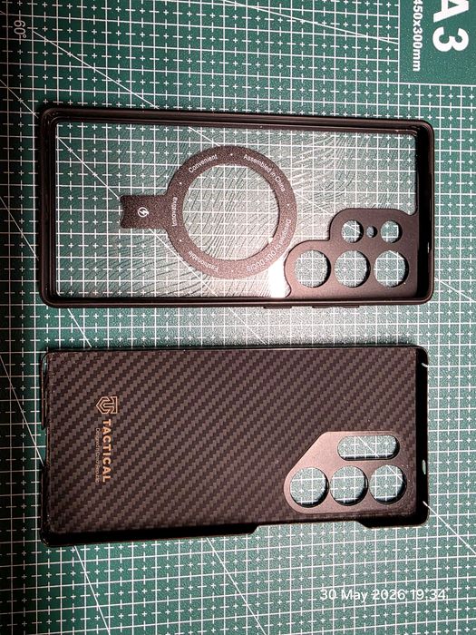 Кевларен Magsafe Tactical Aramid Case за S25 Ultra