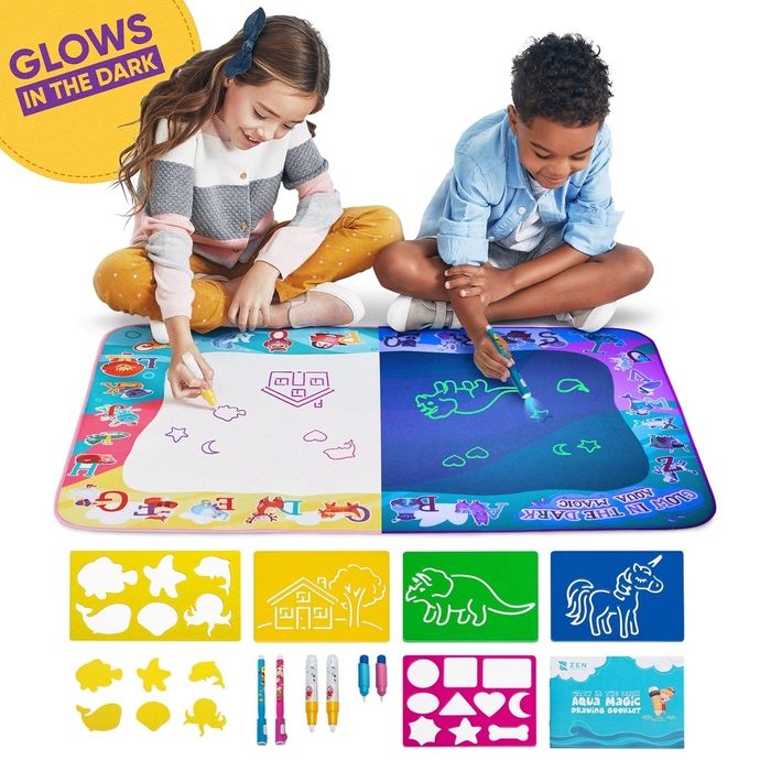 Светящийся коврик для рисования водой (Glow Drawing Mat)