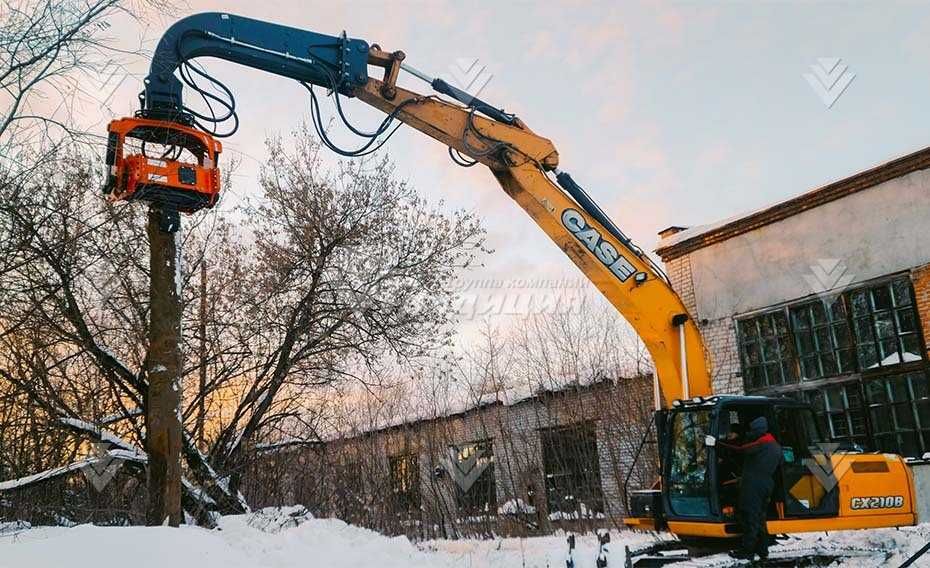 Вибропогружатель для экскаваторов