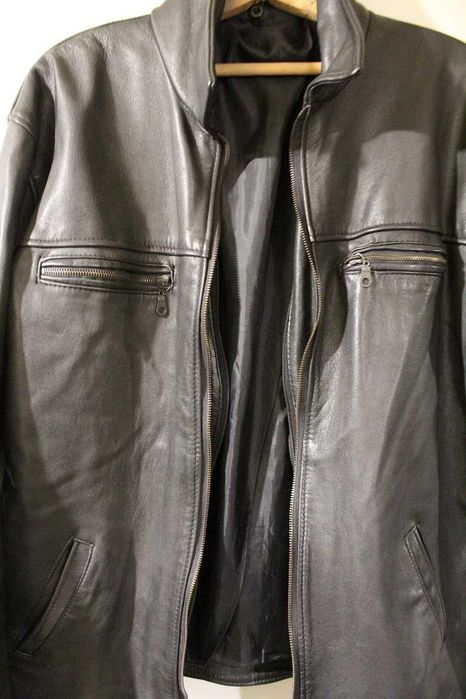 Кожено яке мъжко естествен телешки бокс