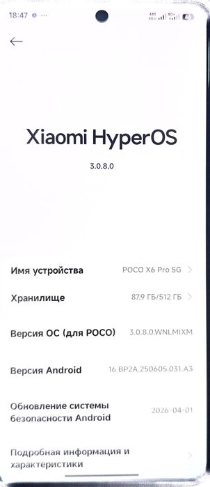 Poco x6 pro 12/512