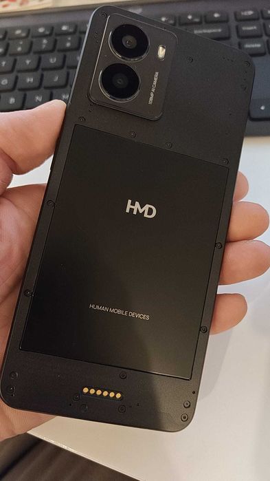 Telefon mobil HMD Fusion 5G, Dual SIM, 128GB, 6GB RAM, Noir