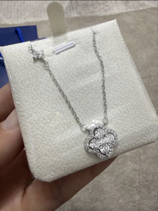 Цепочка серебро под Van Cleef