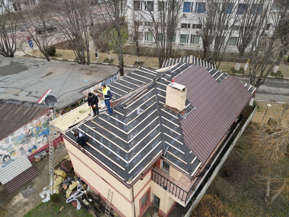 Montaj acoperis jgheaburi burlane reparatii tigla metalica