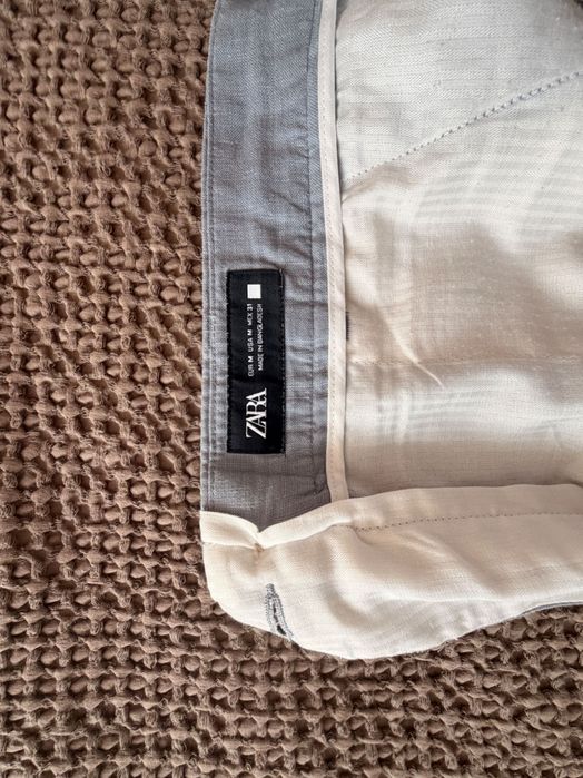 ZARA М ленени къси гащи мъжки