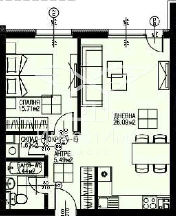 Продава се Двустаен апартамент в София, Драгалевци - 66 кв.м за 1542 €/кв.м - Снимка #1