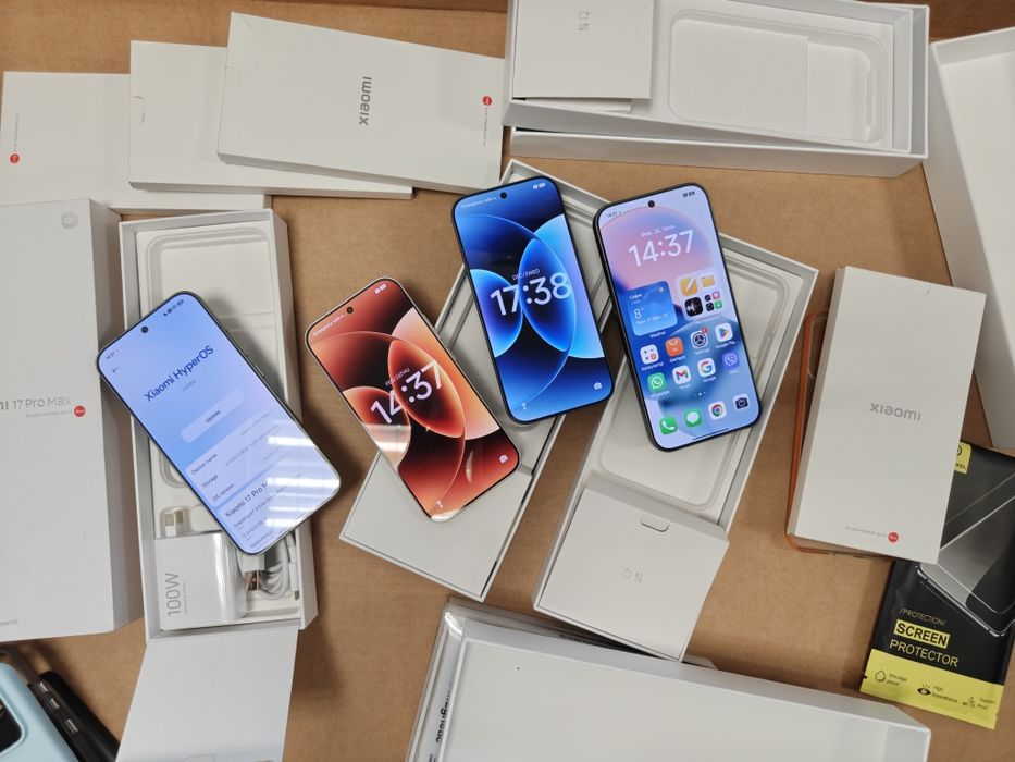 Чисто нов Xiaomi 17 Pro Max12/ 16/512GB