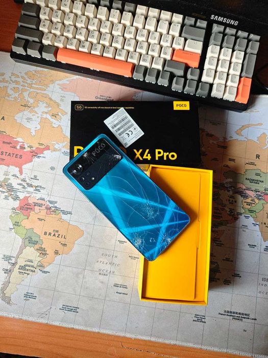 POCO x4 PRO 5G | пользовался сам | коробка документ
