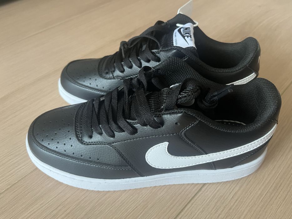 Nike, Спортни кожени обувки, маратонки Nike Court Vision Low