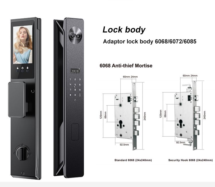 Умный замок, Электронный замок, Для любой двери, Smart lock, Face id