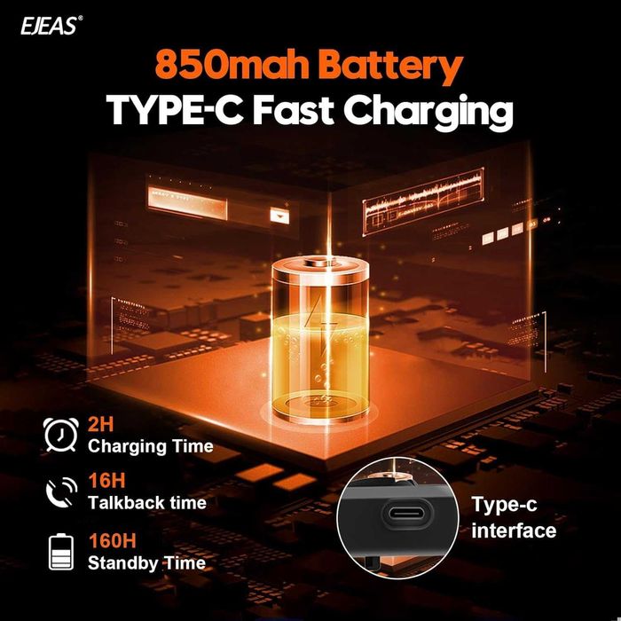 EJEAS V7 Bluetooth интерком за мото каска 7 ездача 1200M