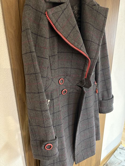 Дамско пълто Kensol вълна и кашмир.