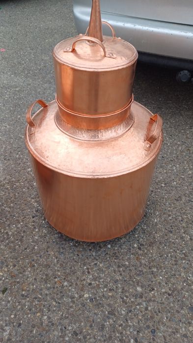 Tabla de vanzare sau cazan  de țuică din cupru sau inox avem in stoc s