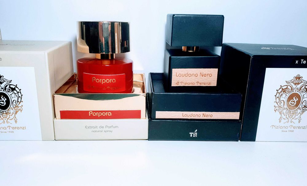 Parfum Tiziana Terenzi - Kirke, Oud Alshain, Gumin, Porpora, Casanova