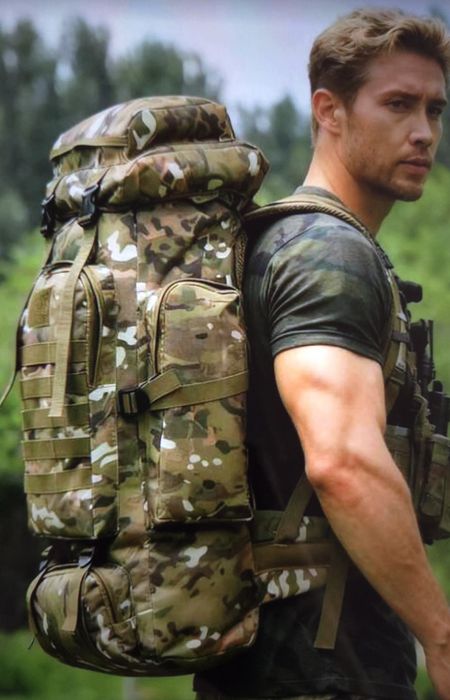 Rucsac Militar kombat /Tactic 80 L /Multifunctional /Drumeții, Nou