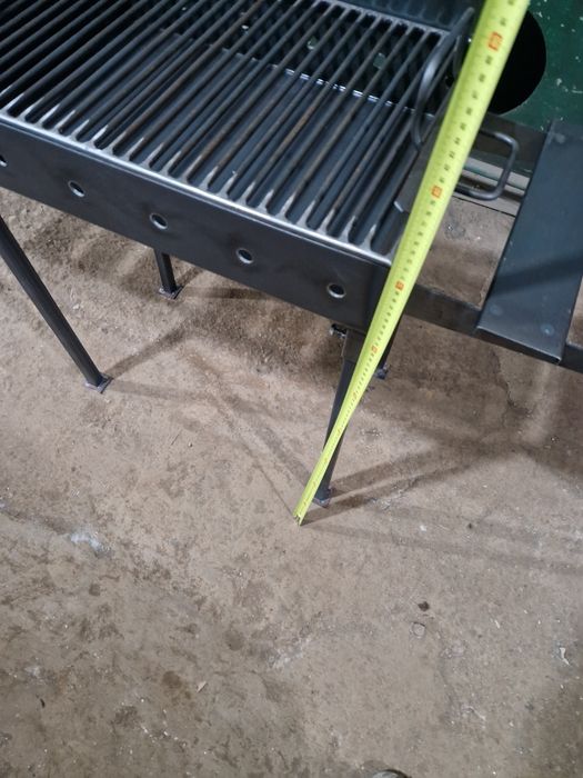Gratar gradina picnic grill 60x40x15x3 cu polițe demontabile