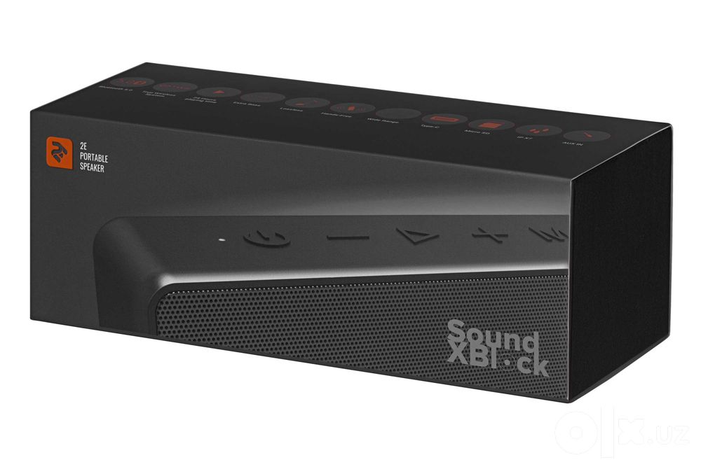 }Акустическая система 2E SoundXBlock TWS, Wireless, Waterproof Черный