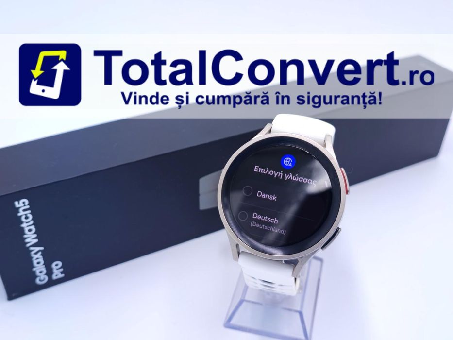 Samsung Galaxy Watch 5 Pro 45mm LTE, Garantie 24 luni | #R93345