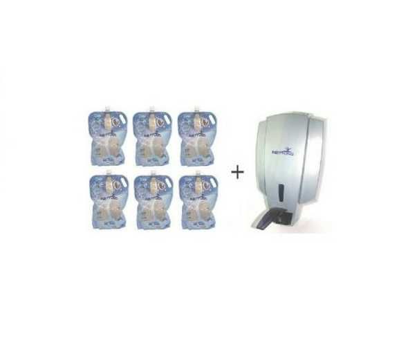 Dozator pasta spalat maini Nettuno si sase rezerve de 3L Macrocream