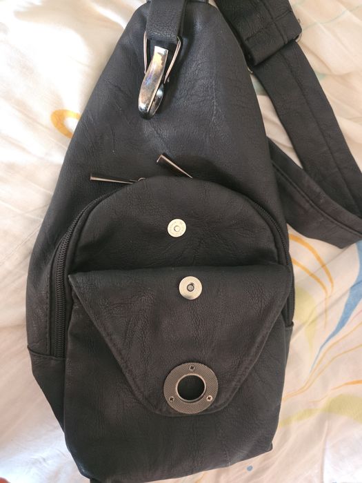 Кожена чанта Prada