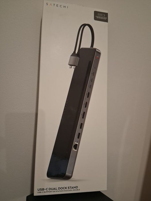Docking station Satechi hdmi 4k display port,lan,slot ssd nvme,75w PD