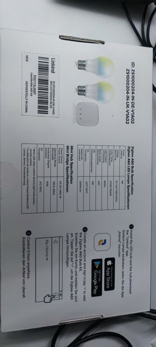 Set 2 becuri Led Smart E27 9W Zigbee Hue