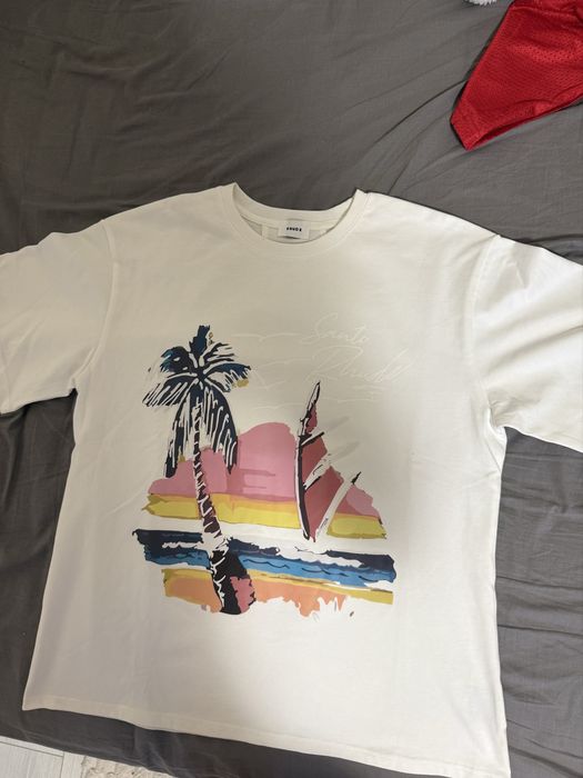 tricou alb cu imprimeu