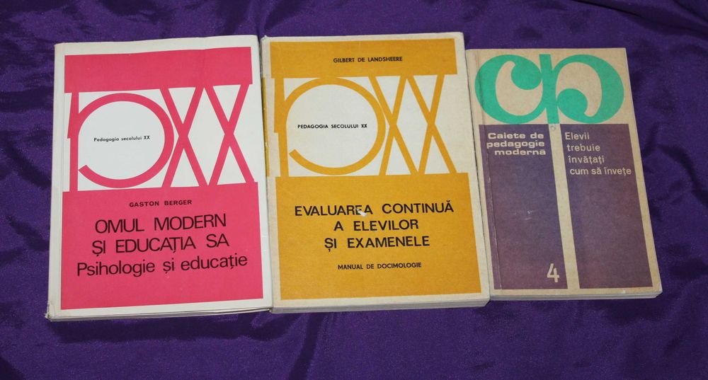 lot 42  carti pedagogie invatare metodica predarii psihologie scolara