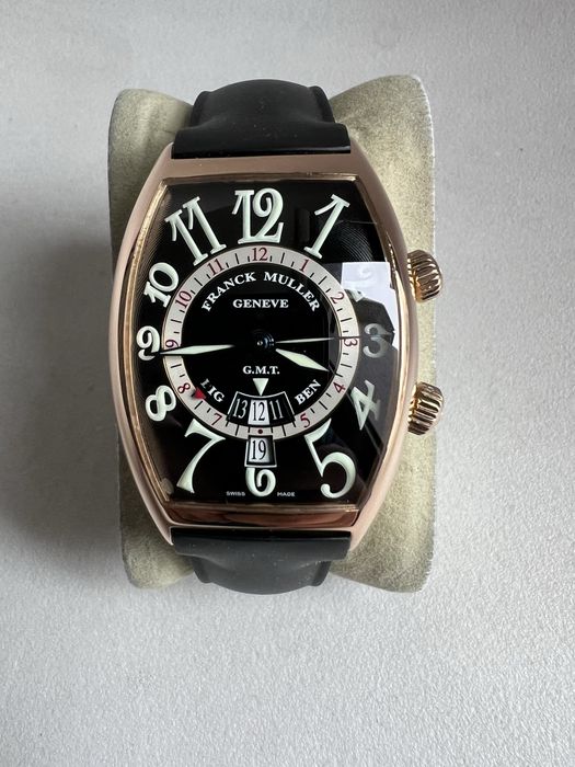18 k aur Franck Muller Big Ben,GMT,Alarma ref.7850