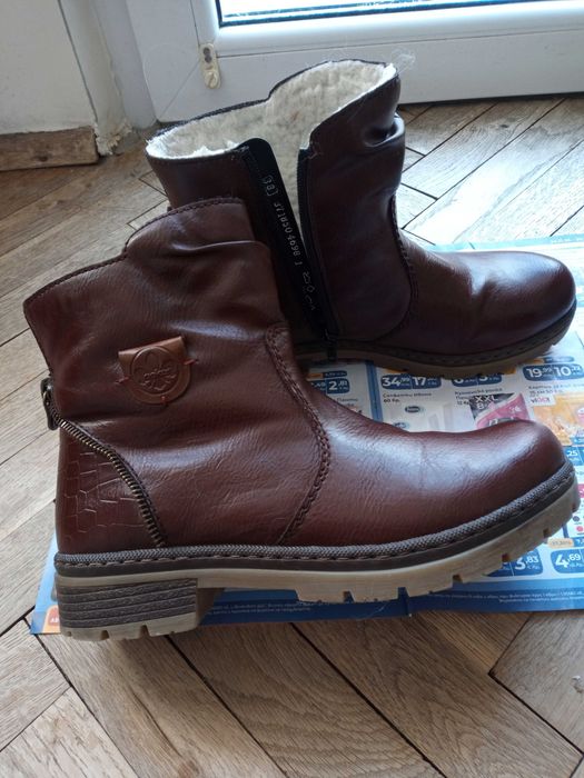 Кафяви боти марка RIEKER