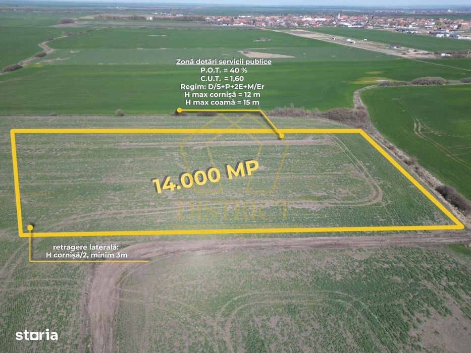 Teren industrial de vânzare Covaci | 14.000 mp | Viitoare centura Cova