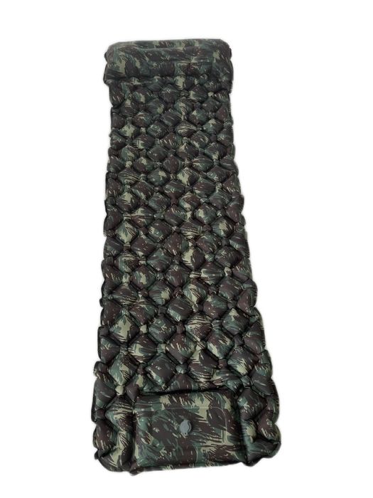 Надувной туристический коврик с подушкой  (каремат )