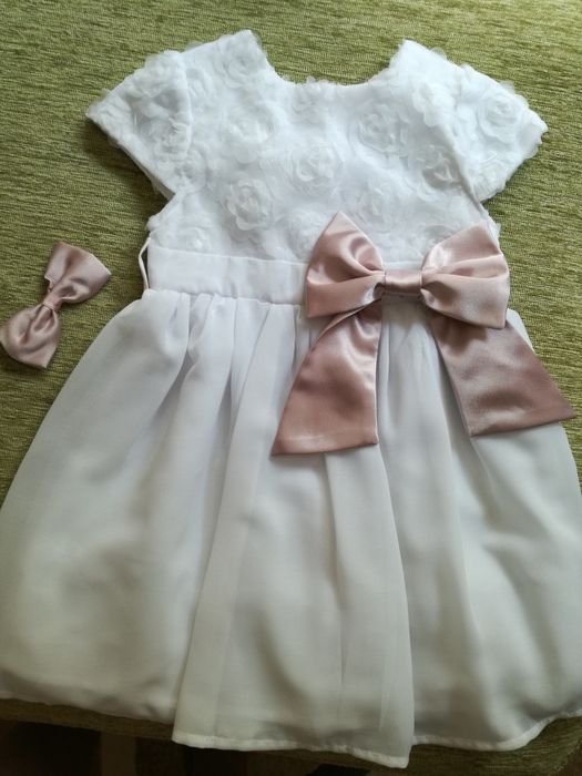 Детска рокля естествена коприна бутик(3 в 1), 18-24 месеца