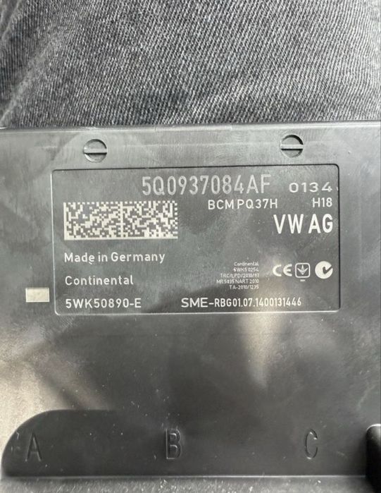 Modul bcm grile panou clima lumini audi a3 8v