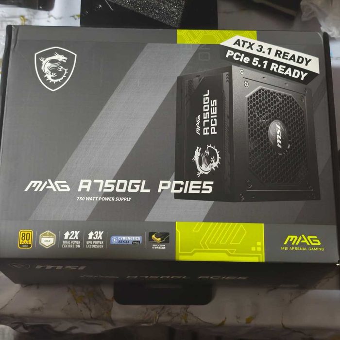 Блок питания MSI MPG A750G 750W 80+ Gold