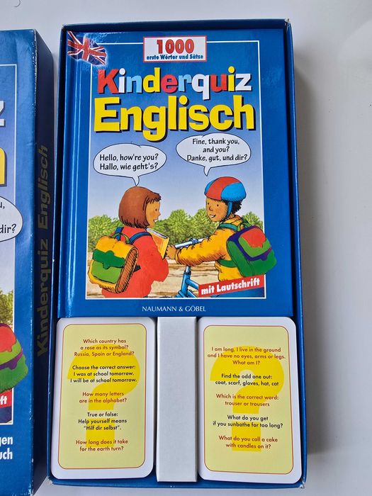 Joc test pentru copii din germana în engleza