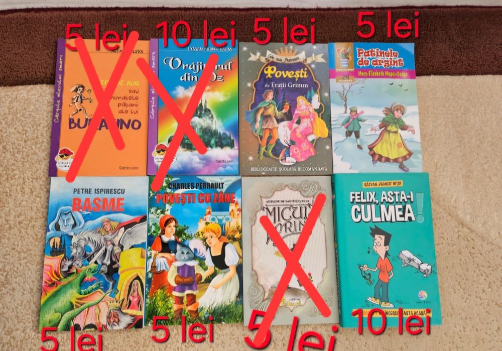 Carti de povesti de scoala