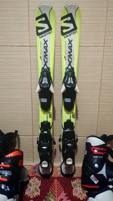 Set schiuri 80 cm Salomon xmax-clapari ski