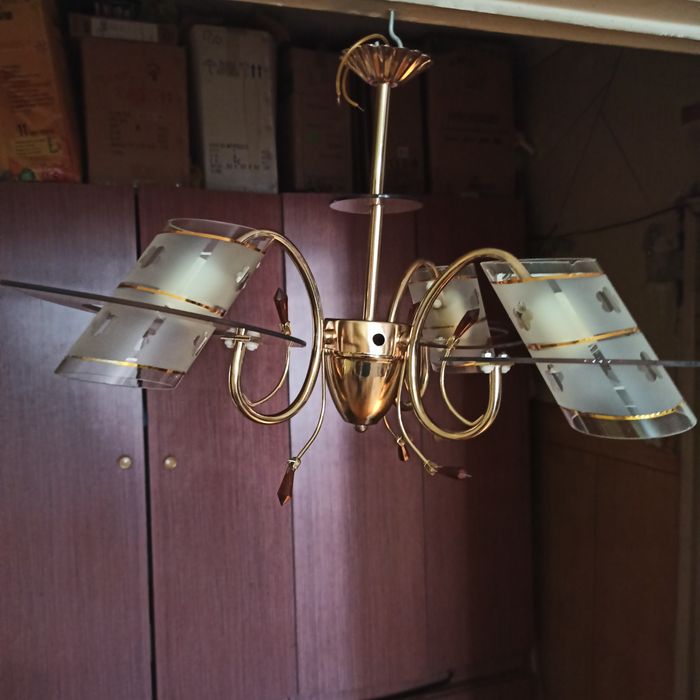 Люстра Чехия 8 рожков